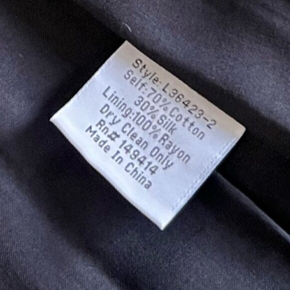 NWT- JOHNNY WAS- ELLA SILK COTTON MINI DRESS BLACK EYELET PUFF SLEEVES, Size XL - Picture 11 of 16